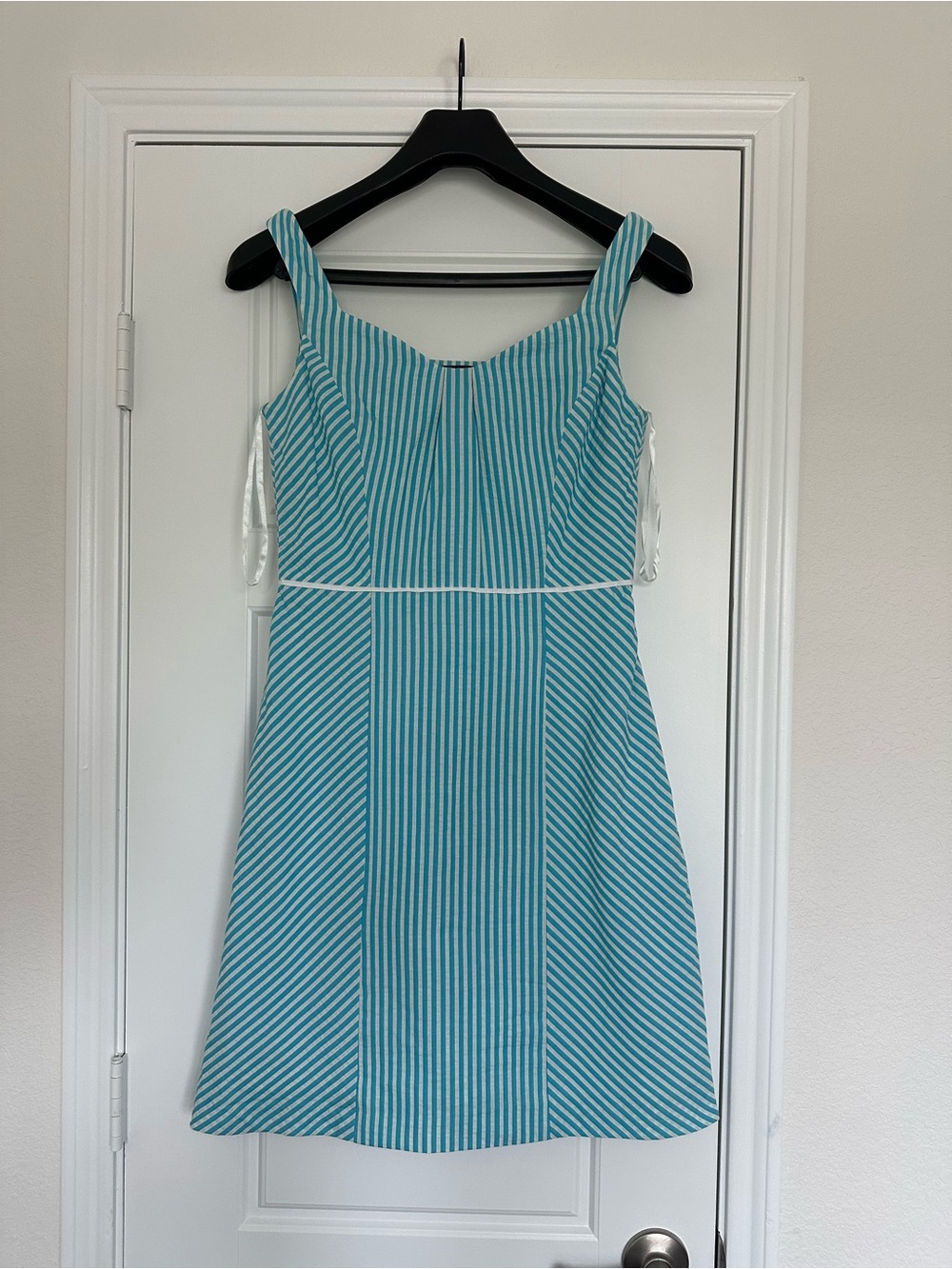Brooks Brothers 100% Cotton Seersucker Sheath Dress